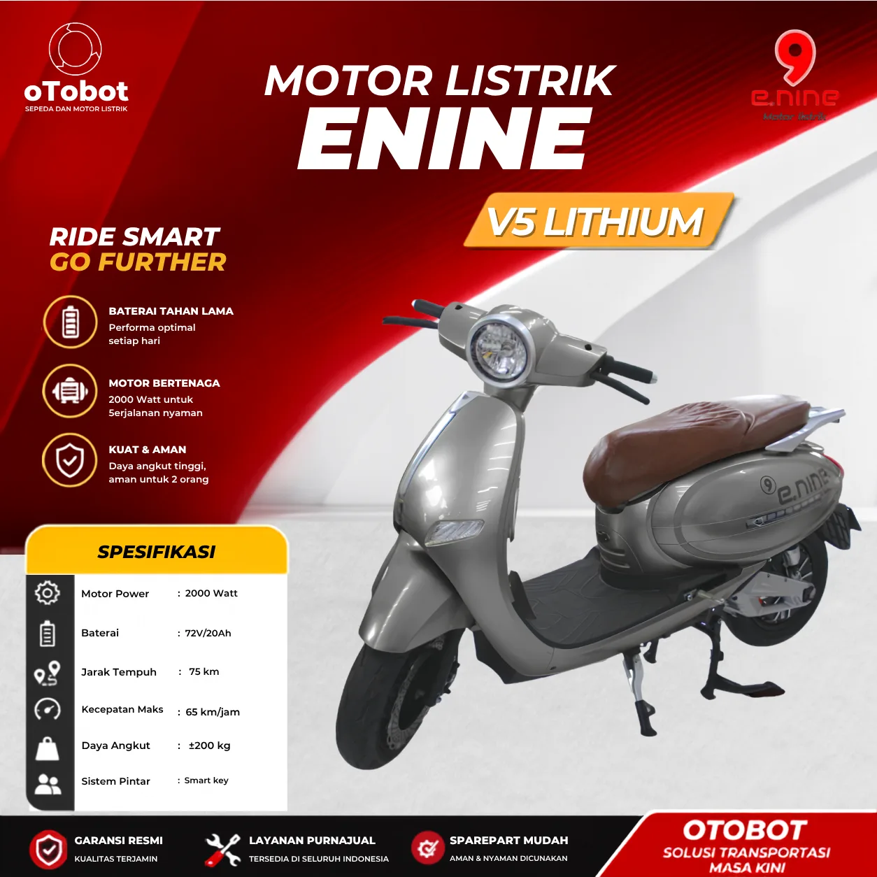 MOTOR LISTRIK ENINE V5 LIT