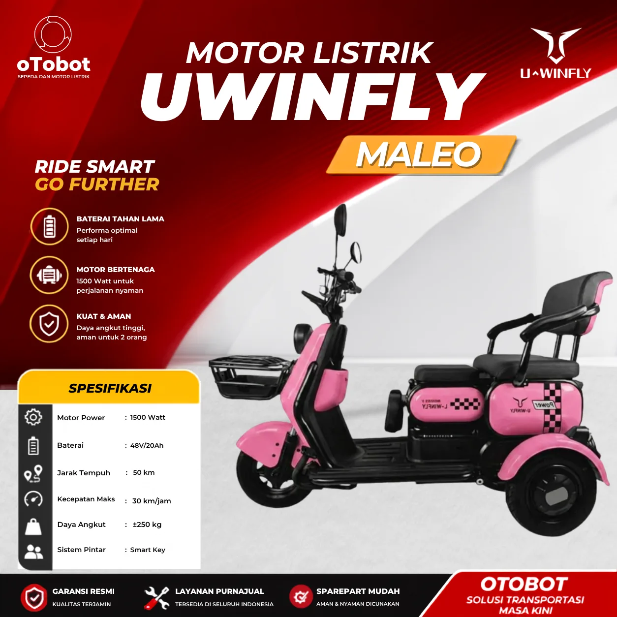MOTOR LISTRIK UWINFLY MALEO