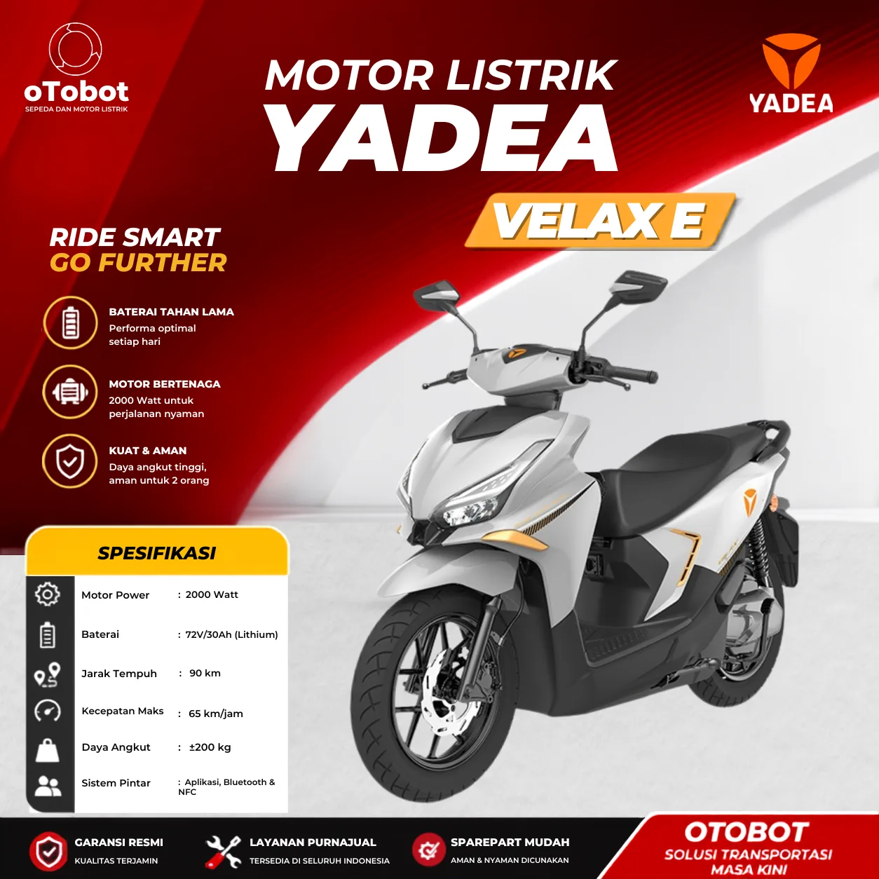 MOTOR LISTRIK YADEA VELAX E