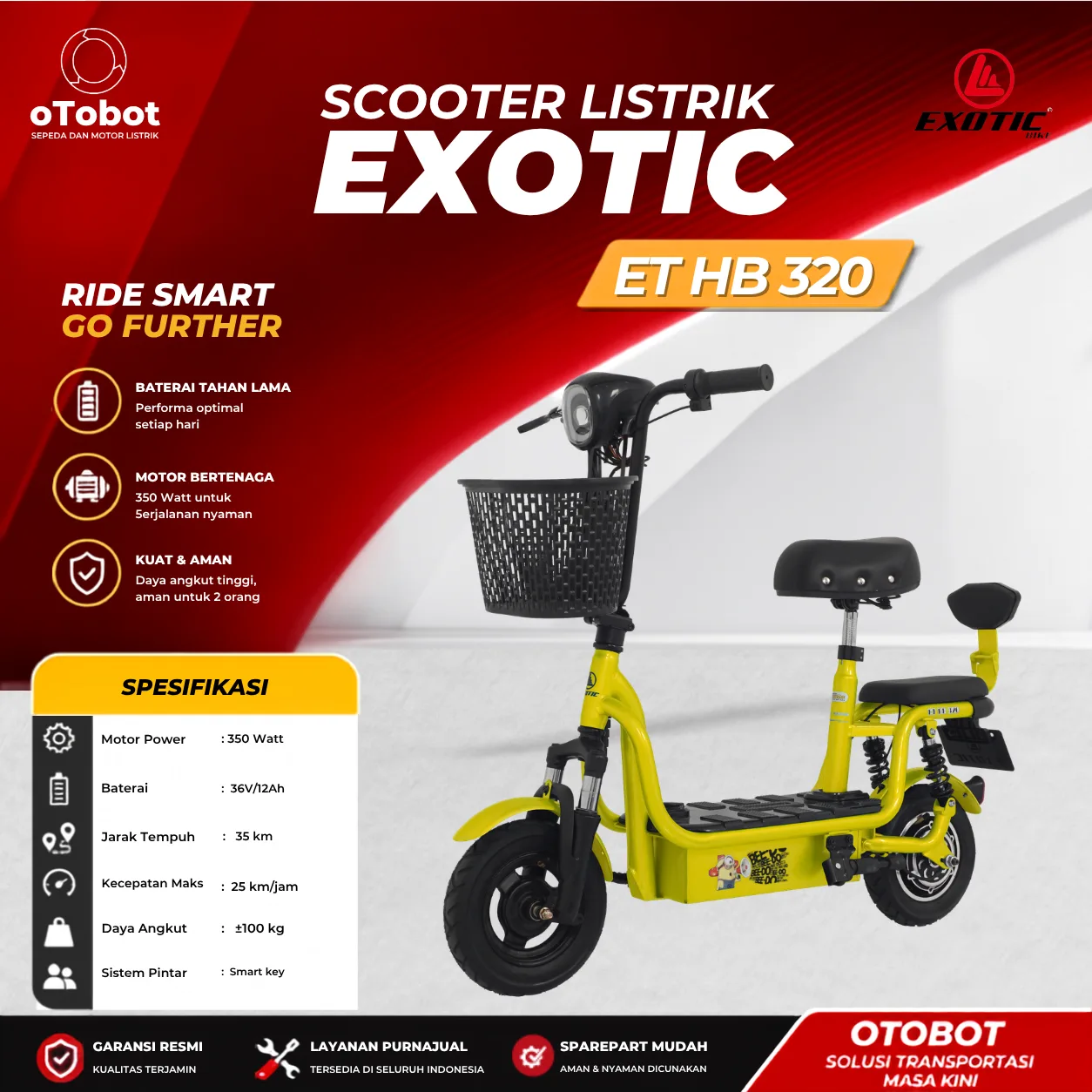 ELECTRIC SCOOTER ET HB 320