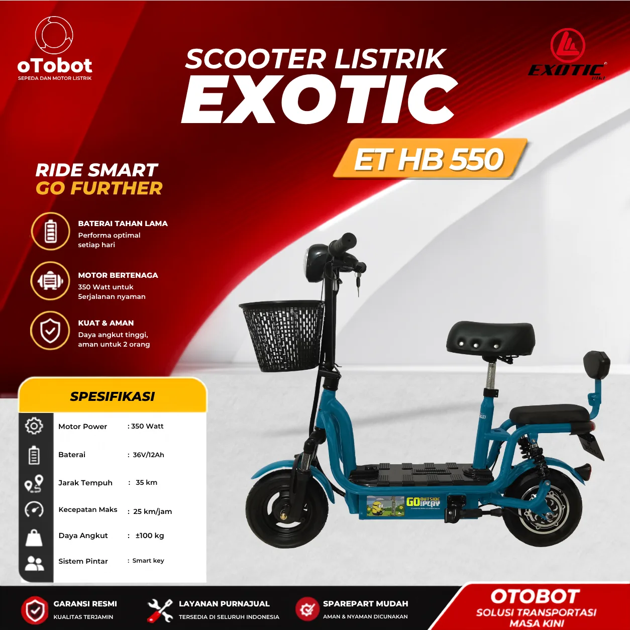ELECTRIC SCOOTER ET 550