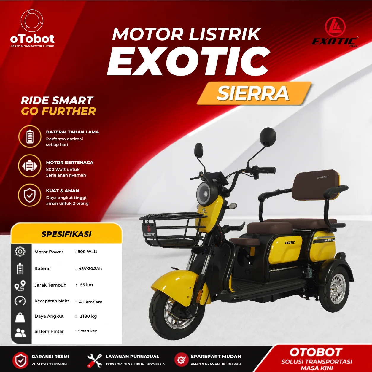 MOTOR LISTRIK EXOTIC SIERRA
