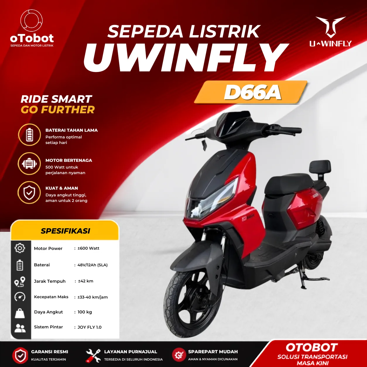 SEPEDA LISTRIK EXOTIC COOLTECH